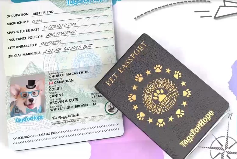Tags For Hope Dog Passport